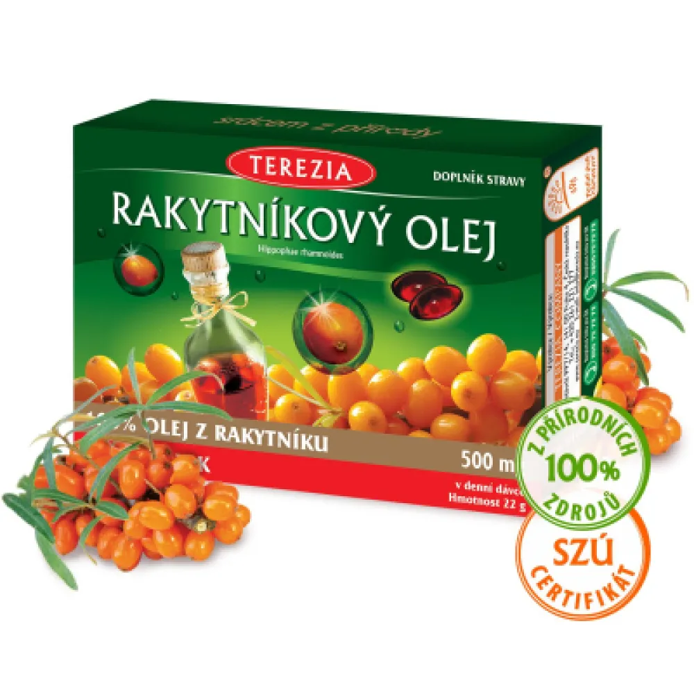 TEREZIA 100% Rakytníkový olej 60 tobolek