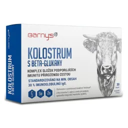 Barnys Kolostrum s beta-glukany, 30 kapslí