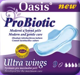 Oasis vložky s křidélky ProBiotic Ultra 9ks