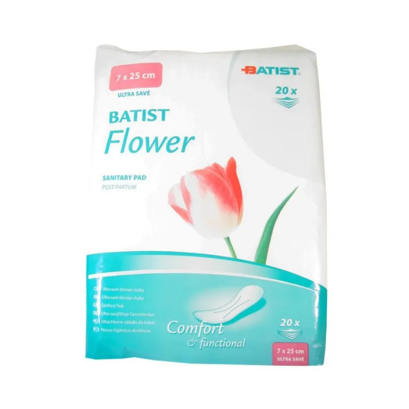 Batist vložky porodnické 20ks