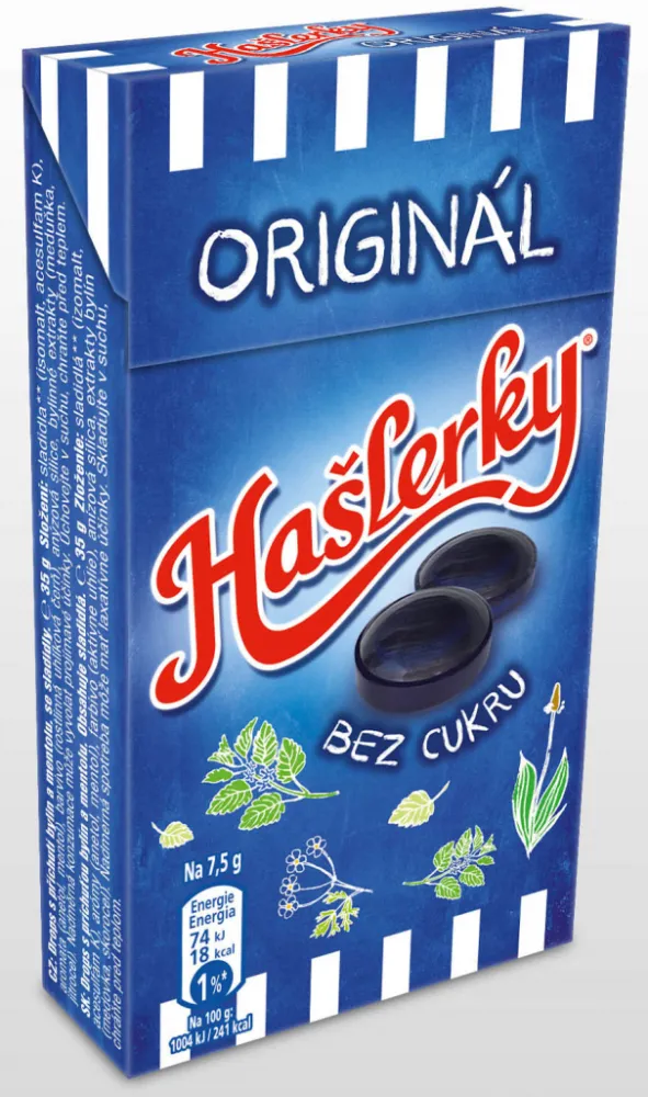 HAŠLERKY Originál bez cukru 35g