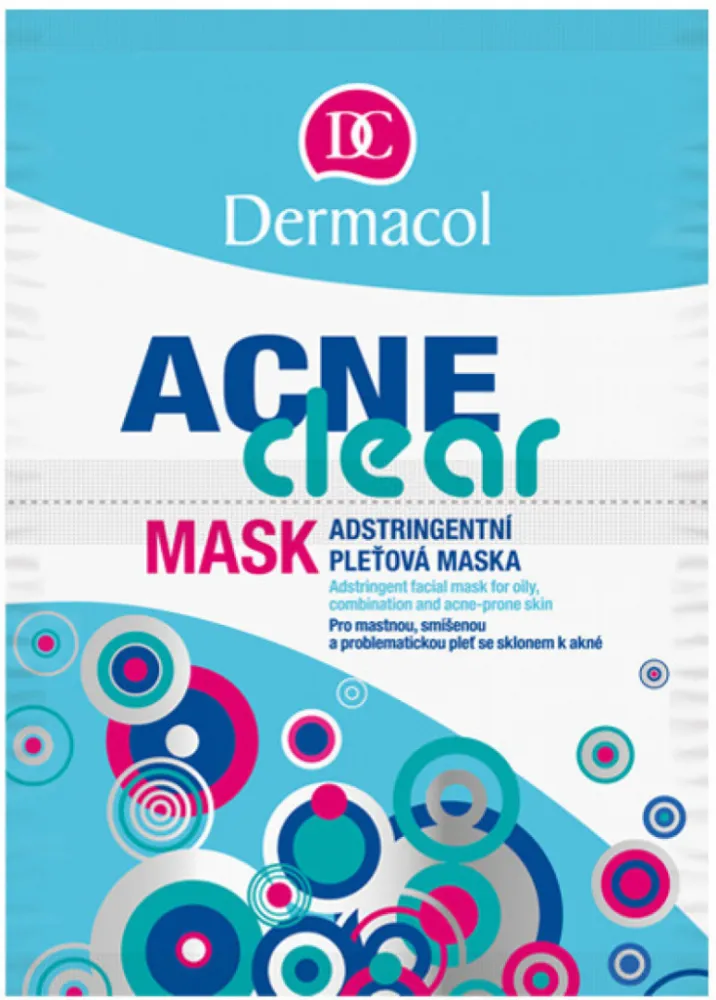 Dermacol Acneclear maska problematická pleť 2x8g