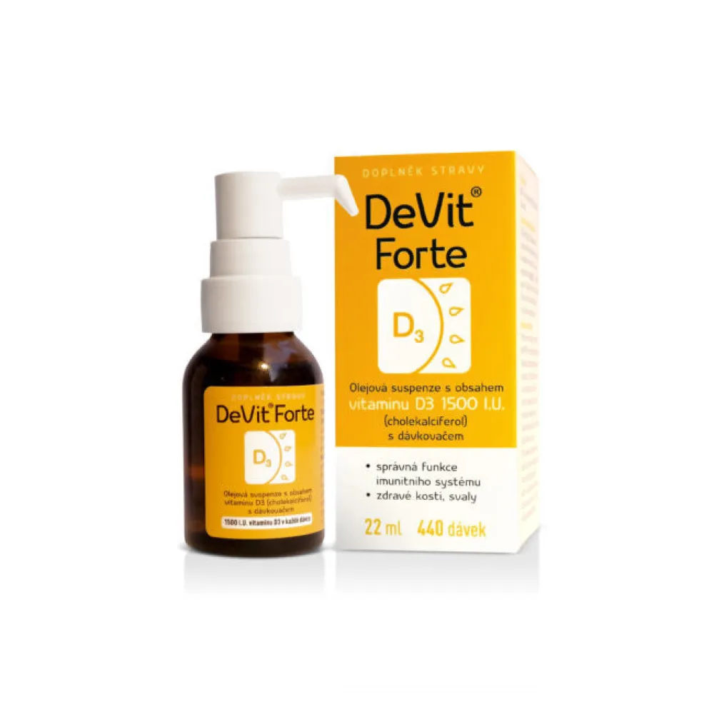 DeVit Forte Vitamín D3 1500 I.U.22ml