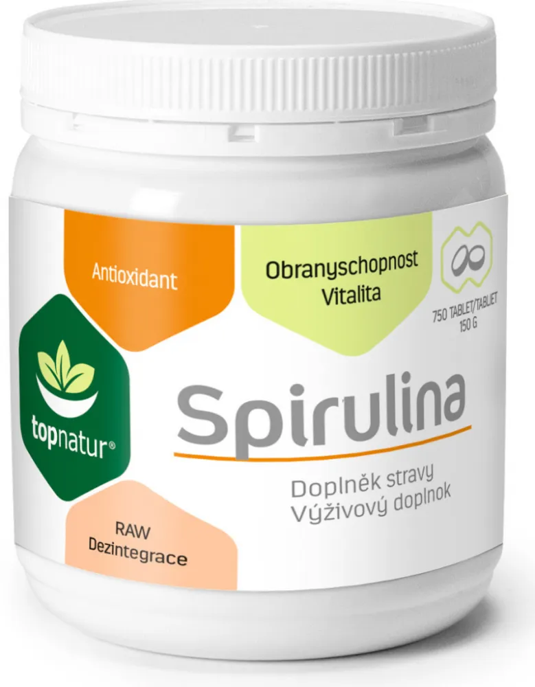 Spirulina 200mg tbl.750 TOPNATUR
