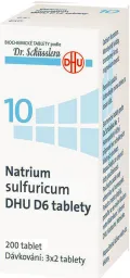 Natrium sulfuricum DHU D5-D30 tbl.nob.200