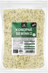 Allnature Konopné semínko loupané RAW BIO 250g