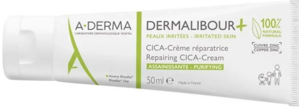 A-DERMA Dermalibour+ Reparační CICA-Krém 50ml