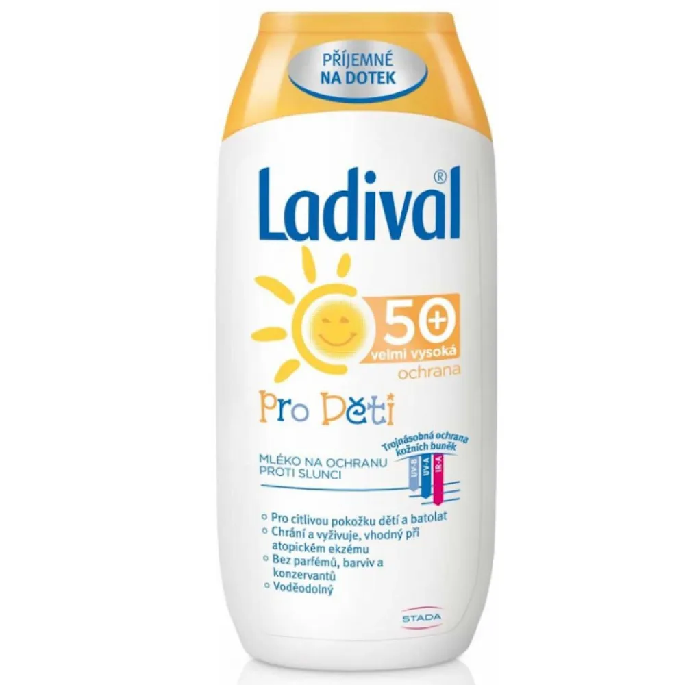 Ladival dětská pokožka mléko OF50+ 200ml