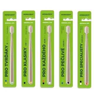 HERBADENT ORIGINAL ECO zubní kartáček tvrdý