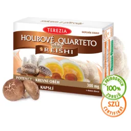 TEREZIA Houbové quarteto s reishi 60 kapslí