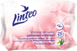 Linteo Vlhčené ubrousky odličovací 25ks