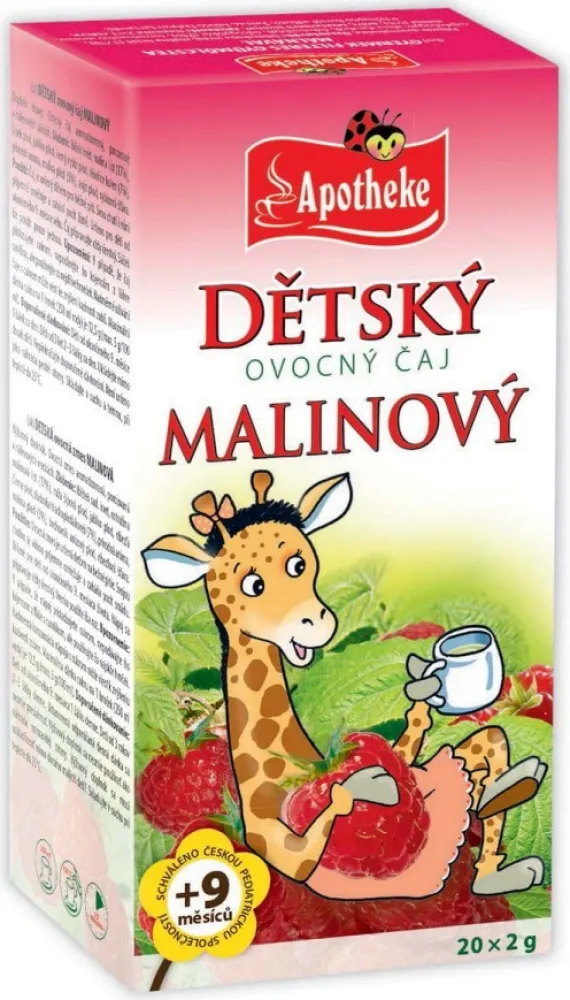 Apotheke Dětský ovocný čaj malinový 20x2g