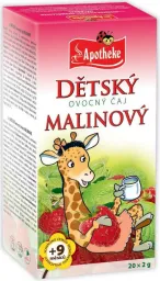 Apotheke Dětský ovocný čaj malinový 20x2g