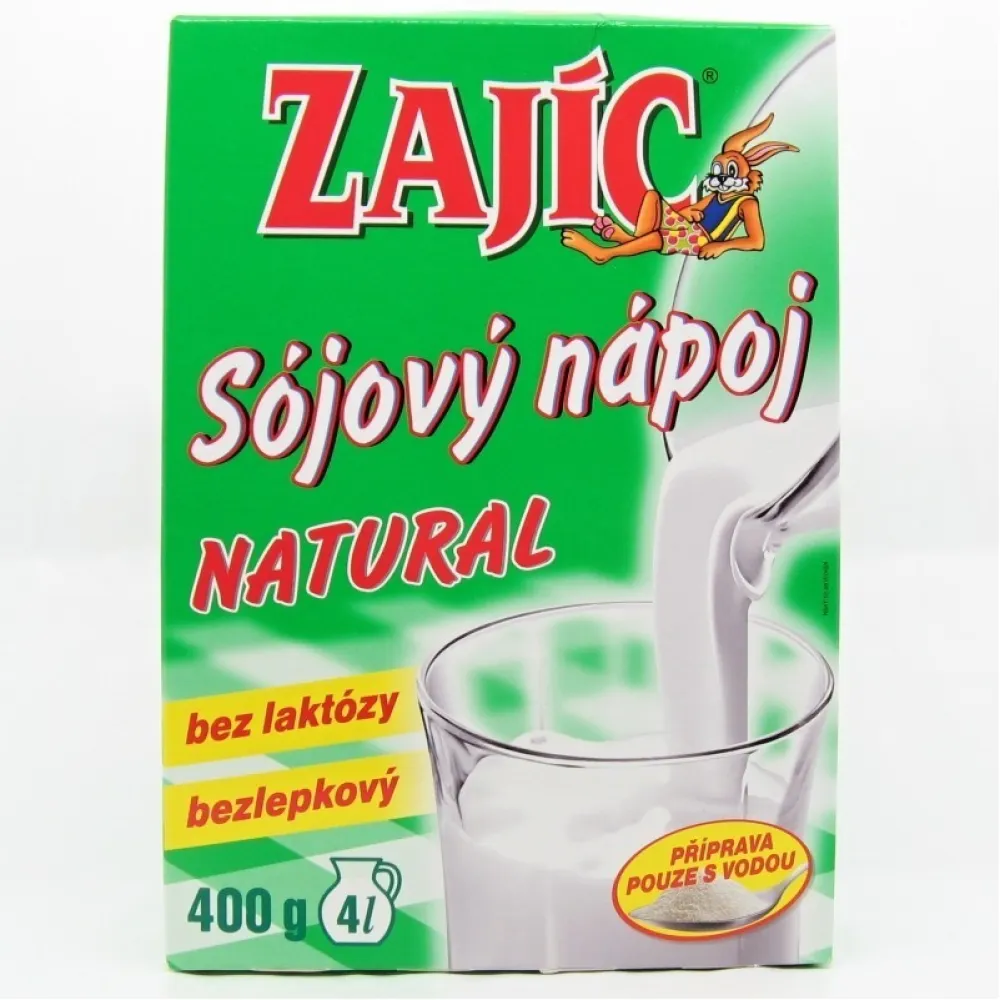 Sójový nápoj Zajíc Natural 400g