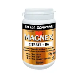 Magnex citrate 375mg+B6 tbl.100+50