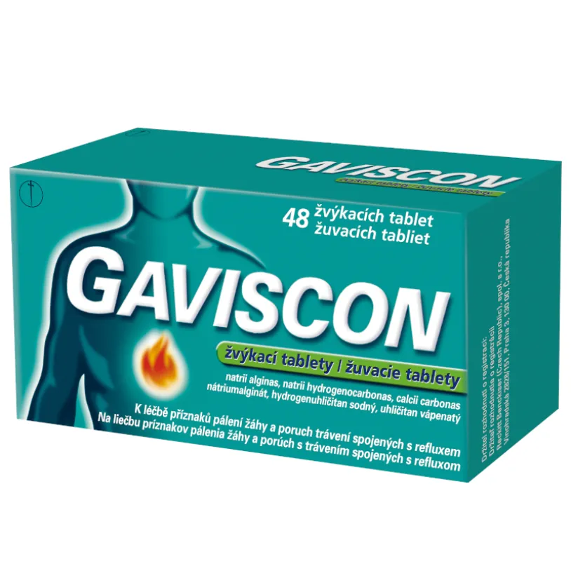 Gaviscon žvýkací tablety tbl.mnd.48