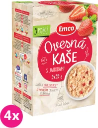 EMCO Ovesná kaše s jahodami 5x55g