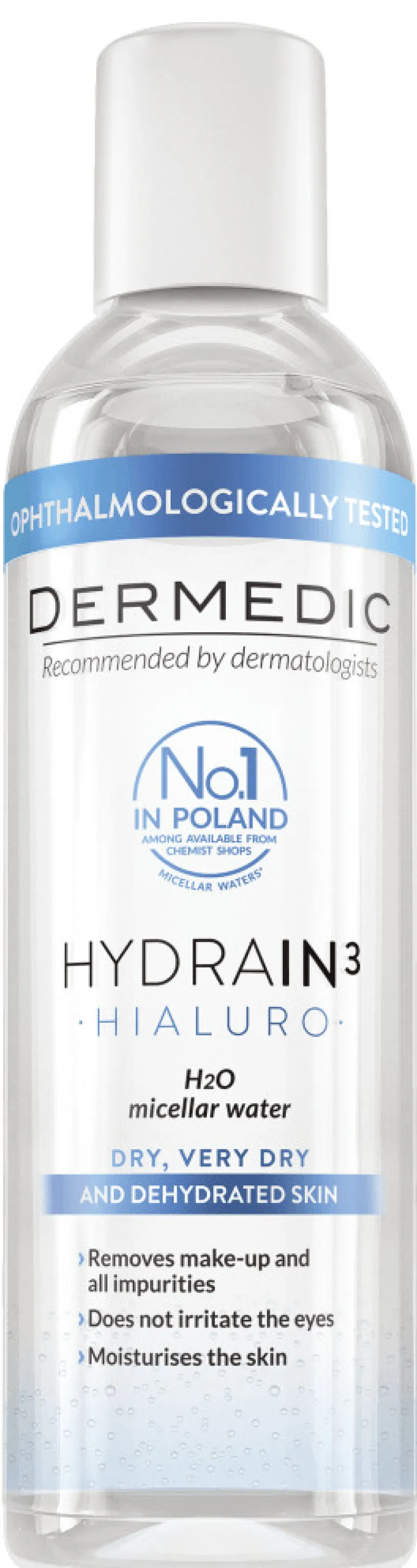 Dermedic Hydrain3 Hialuro Micelární voda 500ml