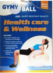 Míč GYMY ABS prům.65cm + Hustilka ZDARMA