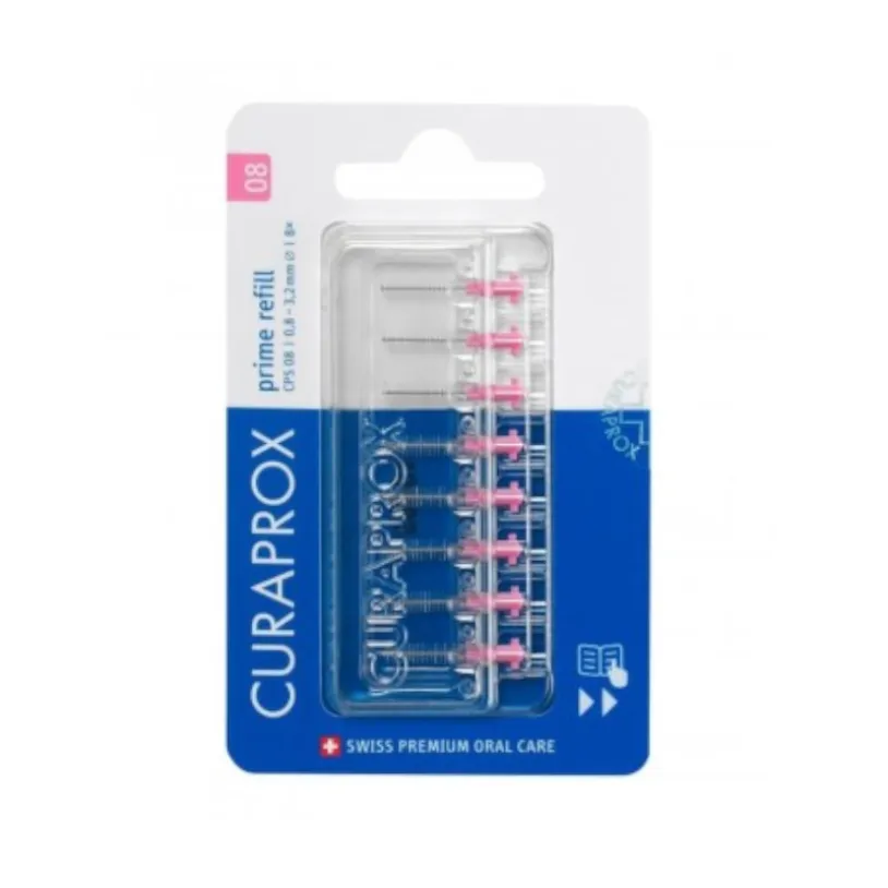 CURAPROX CPS 08 prime refill mezizub.kartáček 8ks