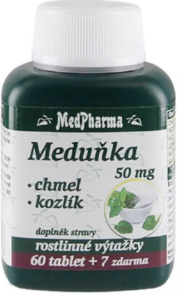 MedPharma Meduňka+chmel+kozlík tbl.67