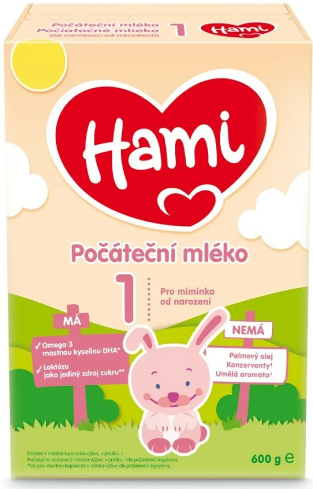 Hami 1 počáteční mléko 600g