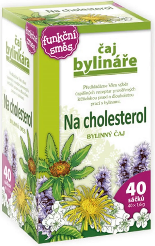 Čaj Bylináře Na cholesterol 40x1.6g