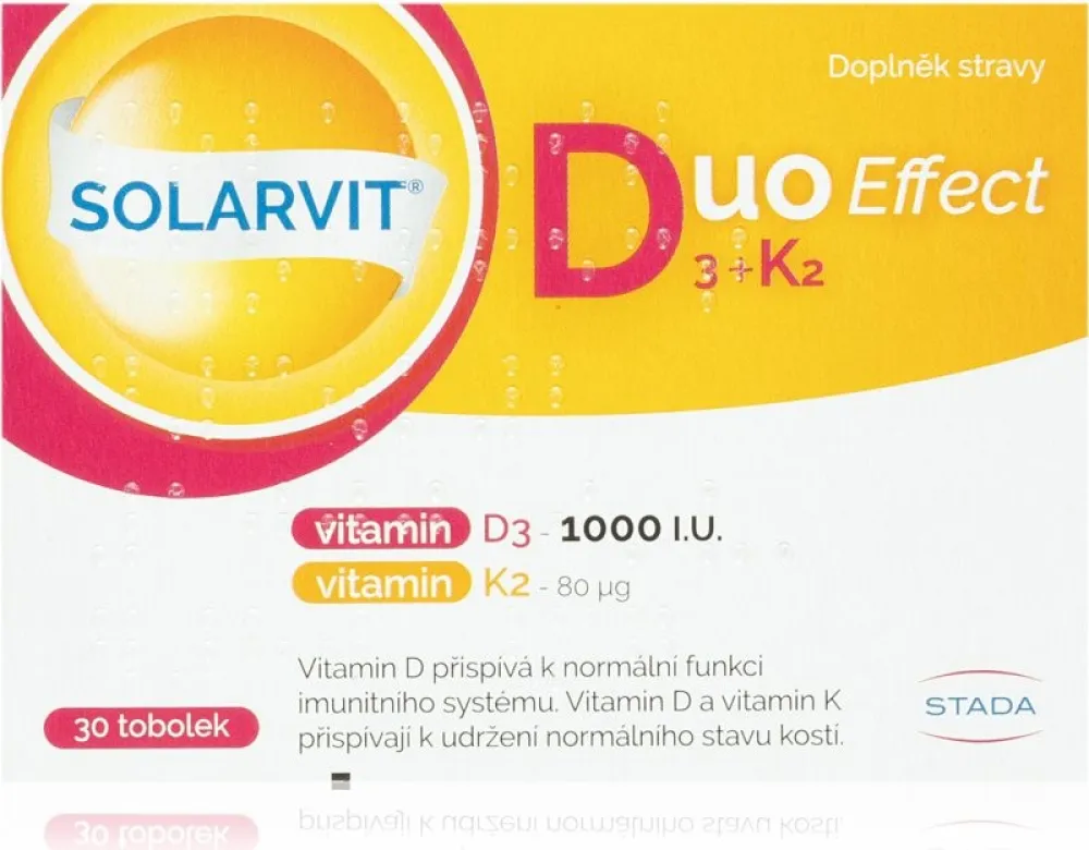 SOLARVIT Duo Effect D3+K2 tob.30