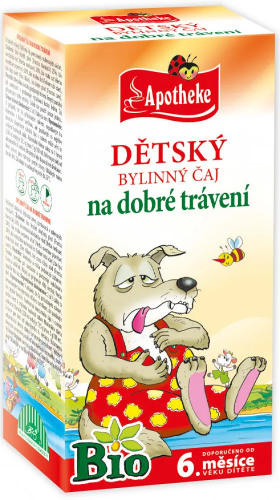 Apotheke Dětský bylinný čaj dobré tráv.BIO 20x1.5g