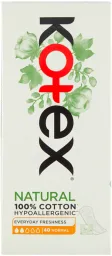 KOTEX Natural slipové vložky Normal 40ks