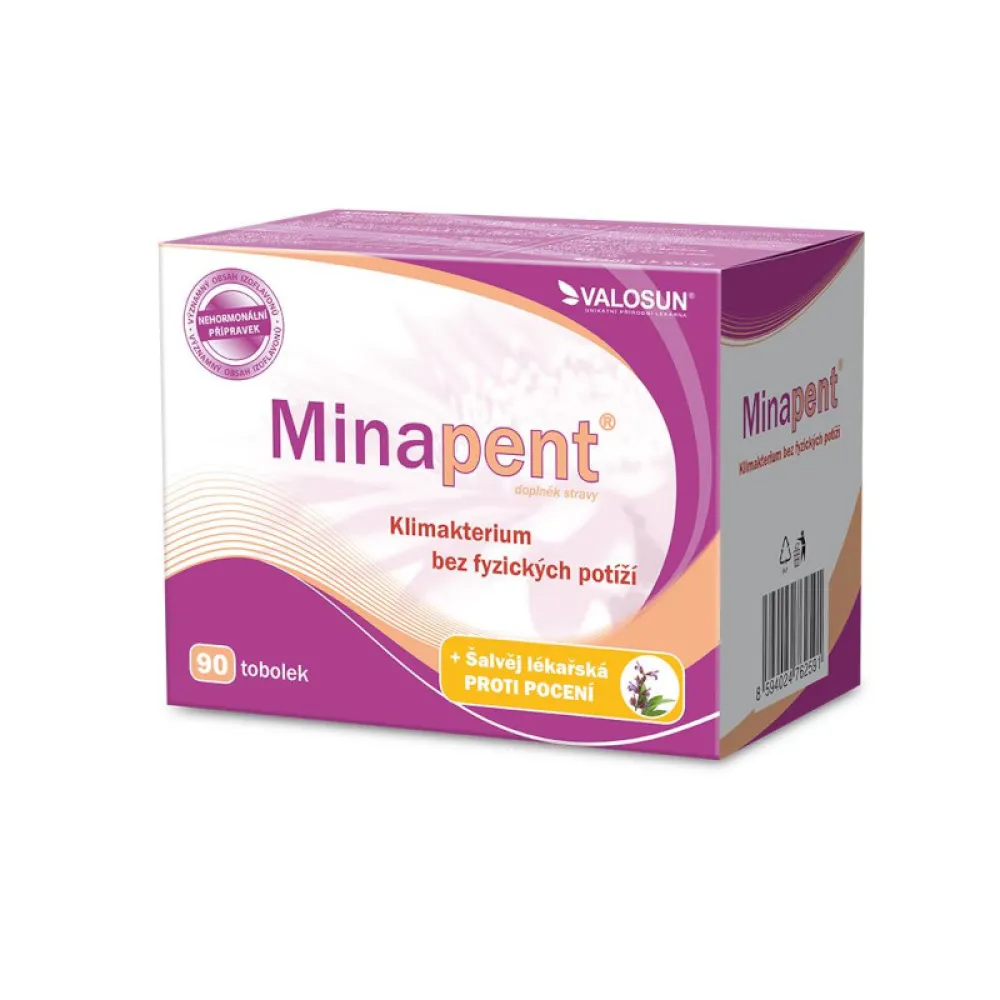 Walmark Minapent+šalvěj lékařská tob.90