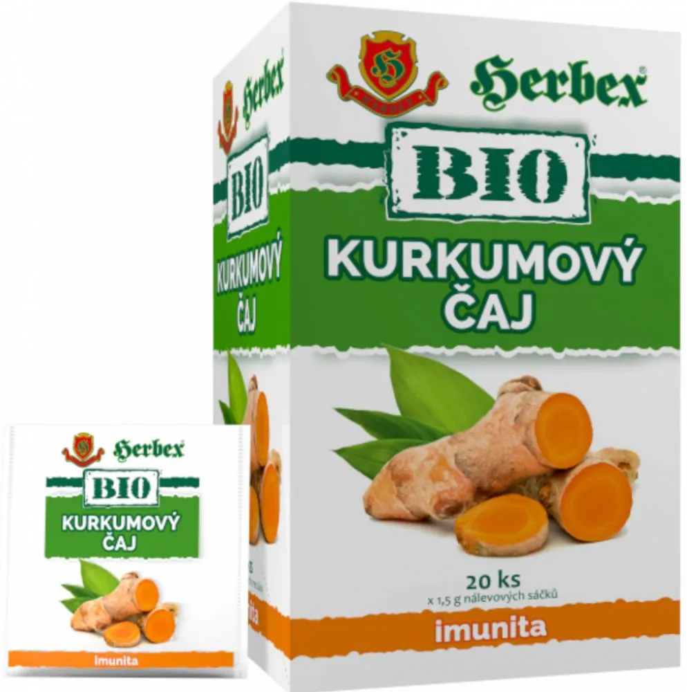 HERBEX BIO Kurkumový čaj n.s.20x1.5g