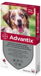 Advantix pro psy 10-25kg spot-on 4x2.5ml