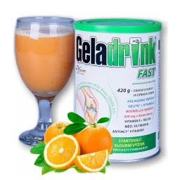 Geladrink Fast! práškový nápoj pomeranč 420g