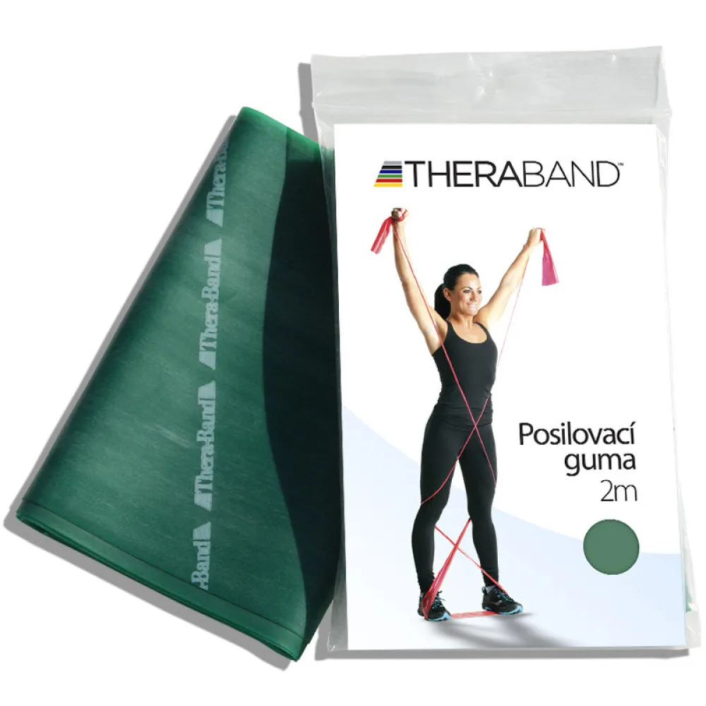 Thera-Band Posilovací guma 2m zelená silná