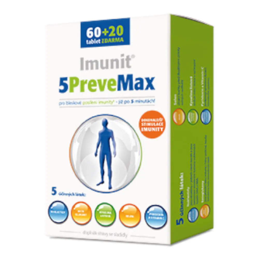 5PreveMax Imunit nukleotidy+betaglukan tbl.60+20