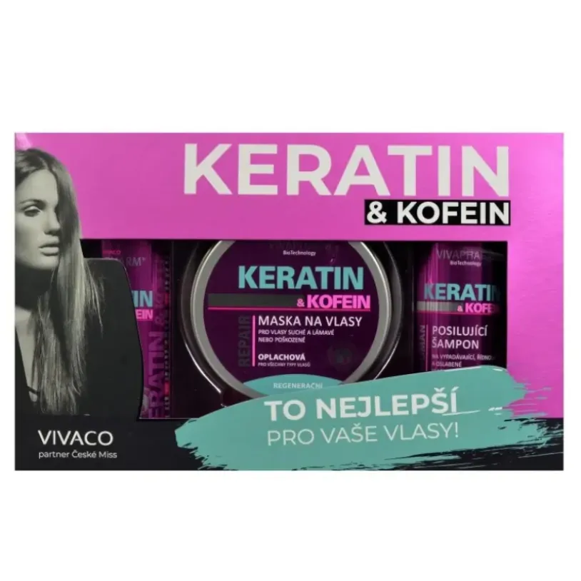 VIVACO dárková kazeta tajemství krásných vlasů