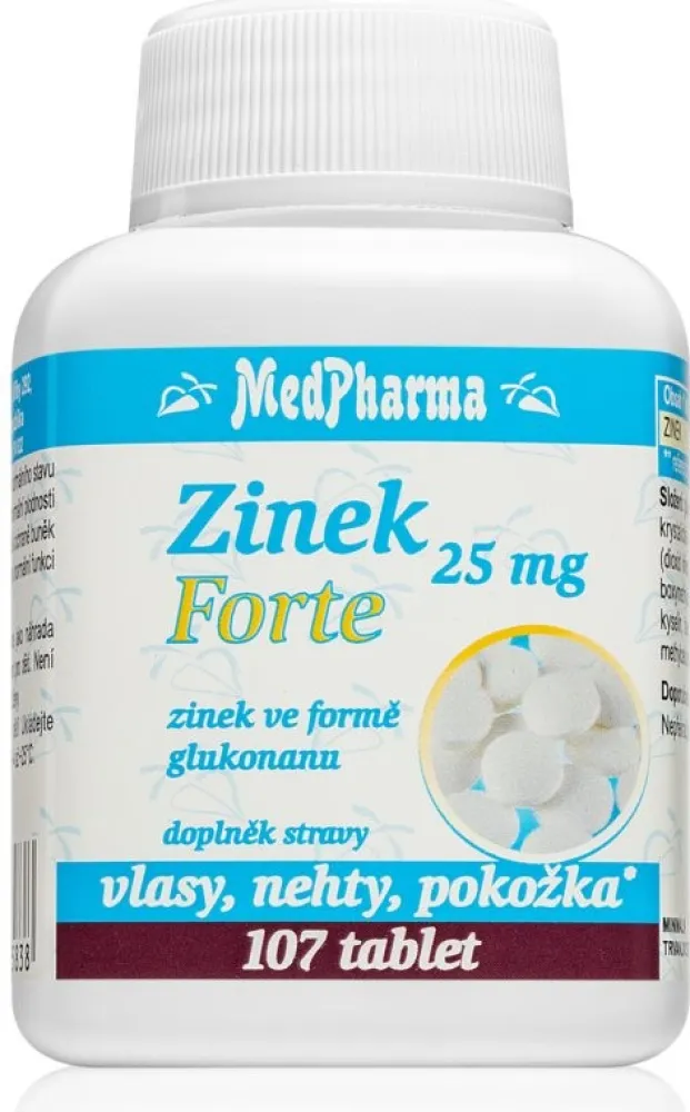 MedPharma Zinek 25mg Forte tbl.107