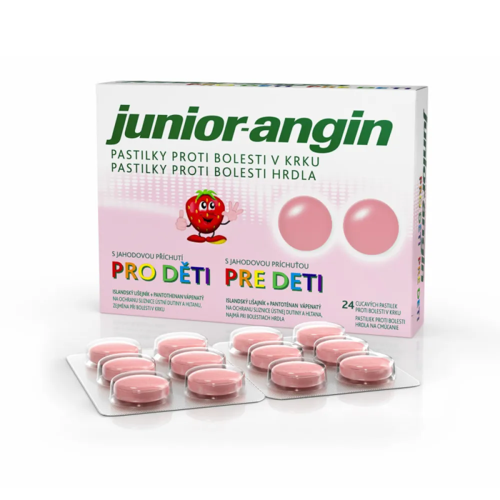 Junior-angin pastilky pro děti 24ks