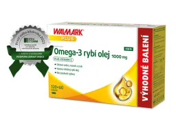 Walmark Omega-3 rybí olej 1000mg tob.120+60