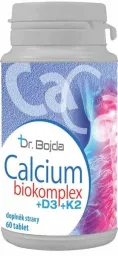CALCIUM Biokomplex s vitam.D3 a K2 tbl.60 Dr.Bojda
