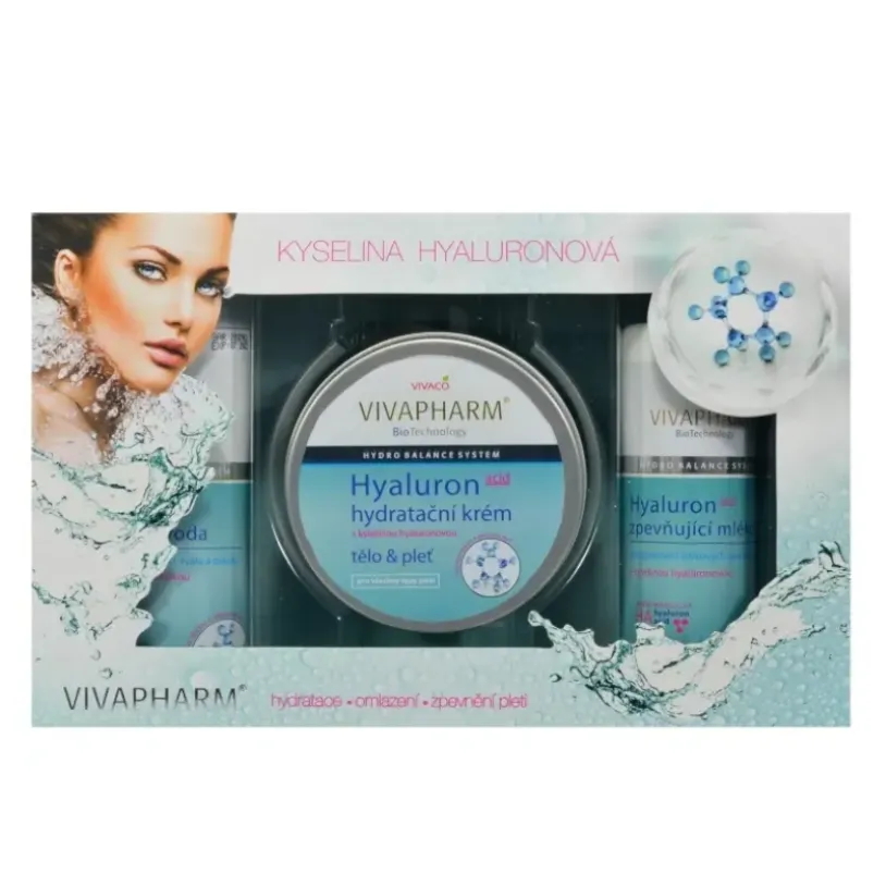 VIVAPHARM Hyaluron acid dárková sada