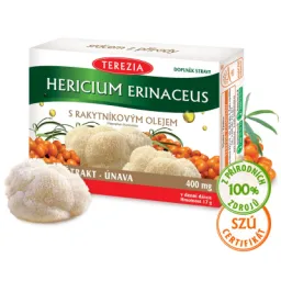 TEREZIA Hericium erinaceus s rakytníkovým olejem 60 kapslí