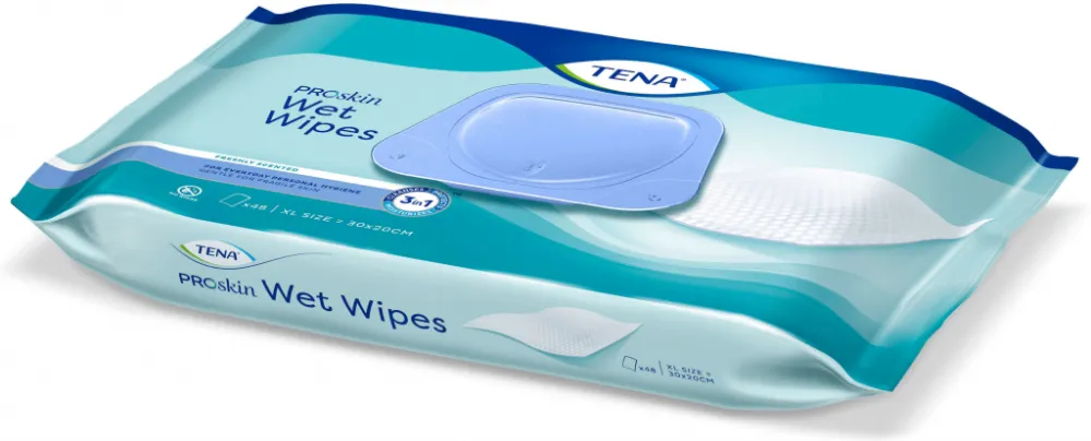 TENA Wet Wipes vlhčené ubrousky 48ks 8339