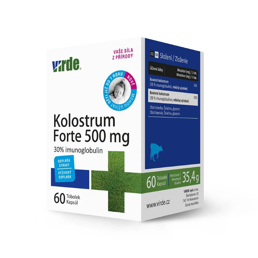 Kolostrum Forte 500mg tbl.60
