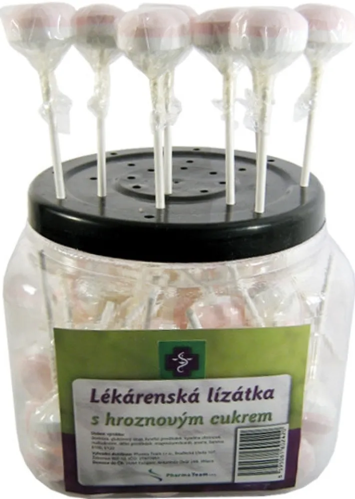 Lékárenská lízátka hroznový cukr 60ks
