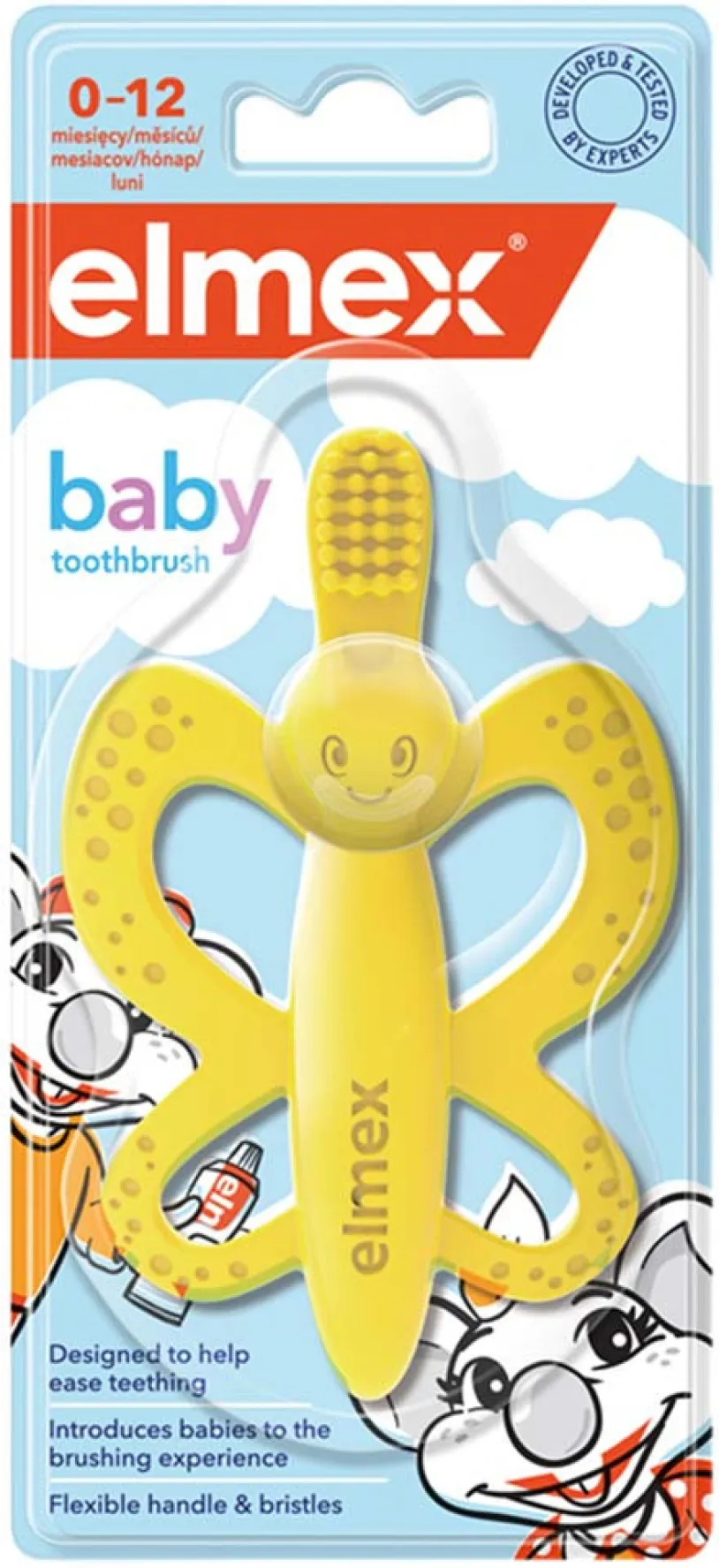 Elmex Baby zubní kartáček/kousátko 0-12m