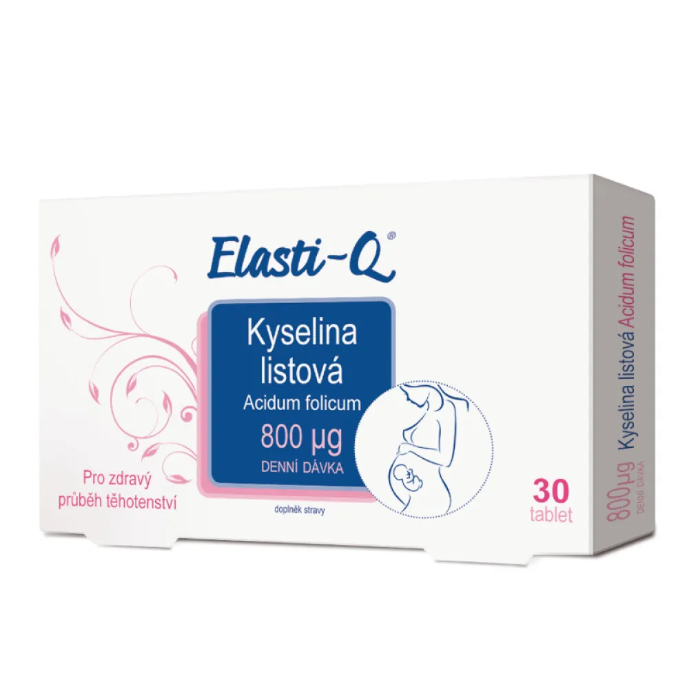 Elasti-Q Kyselina listová 800 tbl.30