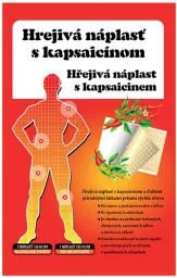 Náplast hřejivá s kapsaicinem 12x18cm 1ks