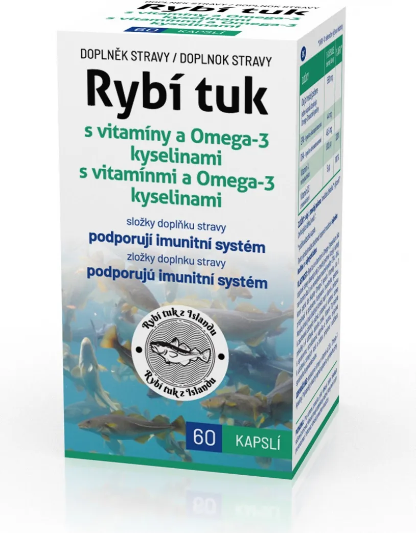 Biotter rybí tuk s vitamíny a Omega-3 kys. cps.60